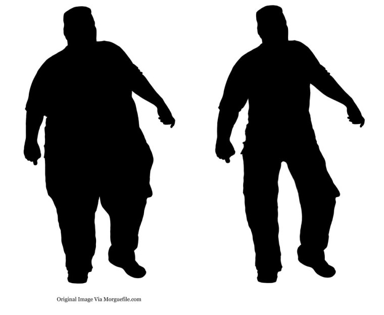 OBESE-MALE-WALKING-SILHOUETTE